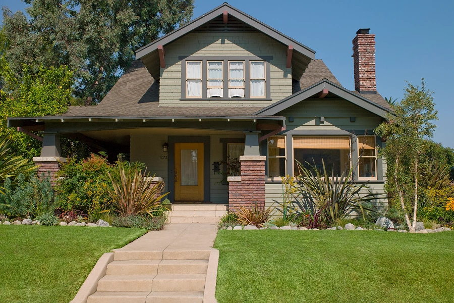 Craftsman-style home with front porch